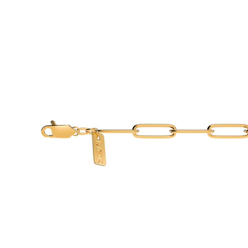 LIOR Cycle Necklace in 18 KT Gold Plated - clasp detail
