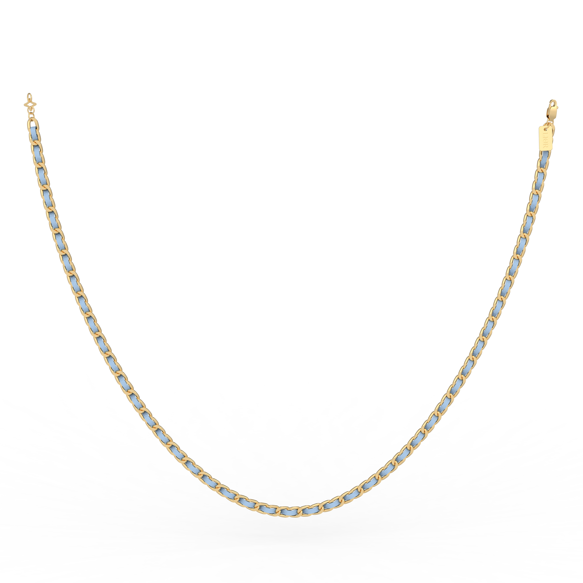 curb-chain-necklace-gold-baby-blue-.1.png Orbit - Image 1